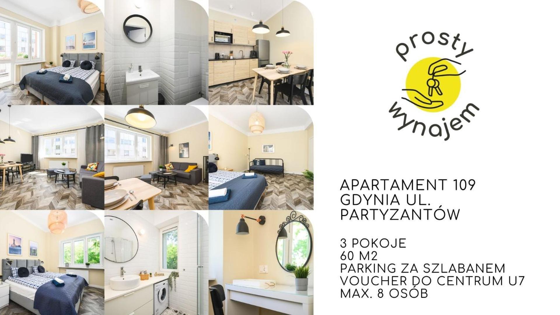 Apartament 109 W Centrum Gdyni Prostywynajem Gdynia Exterior photo